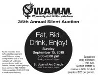 WAMM 35th Annual Silent Auction: Eat, Bid, Drink, Enjoy!